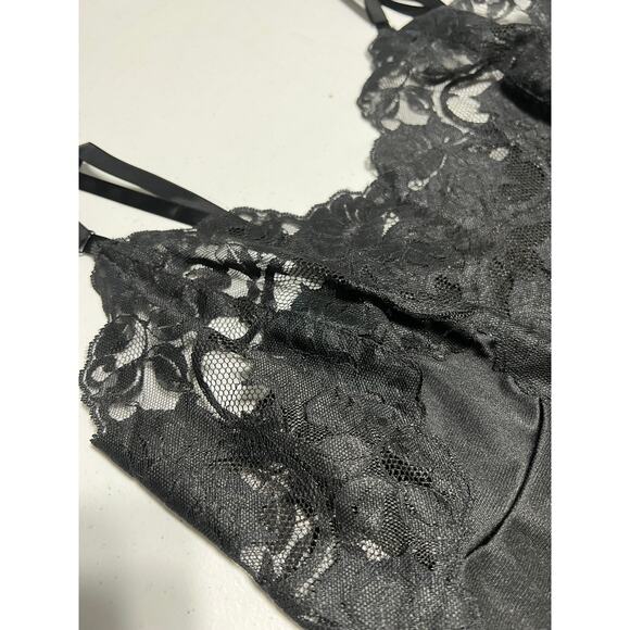 Vintage JCPenney Black Lace Slip 36/14 - Picture 3 of 10